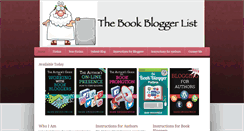 Desktop Screenshot of bookbloggerlist.com